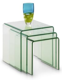Amalfi Bent Glass Nest Of Tables-0
