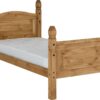 Corona 3' Bed High Foot End Distressed Waxed Pine-0
