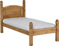 Corona 3' Bed Low Foot End Distressed Waxed Pine-0