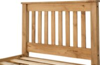 Monaco 3' Bed High Foot End Distressed Waxed Pine-56262