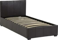 Waverley 3' Storage Bed Brown Faux Leather-56174
