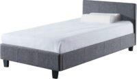 Prado 3' Bed Grey Fabric-0