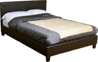 Prado 4' Bed Brown Faux Leather-0