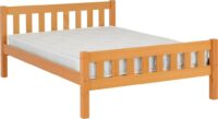 Carlow 4'6" Bed Antique Pine-0