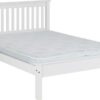 Monaco 4'6" Bed Low Foot End White-0