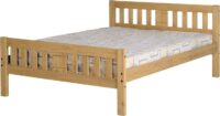 Rio 4'6" Bed Distressed Waxed Pine-0