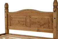 Corona 5' Bed High Foot End Distressed Waxed Pine-55754