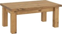 Tortilla Coffee Table Distressed Waxed Pine-0