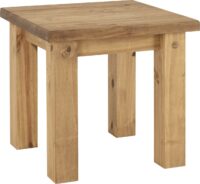 Tortilla Lamp Table Distressed Waxed Pine-0