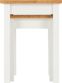 Ludlow Nest of Tables White/Oak Lacquer-55314