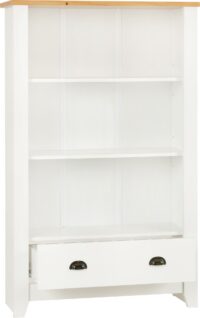 Ludlow Bookcase White/Oak Lacquer-0