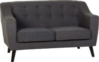 Ashley 2 Seater Sofa Dark Grey Fabric-0
