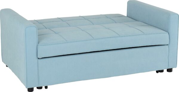 Astoria Sofa Bed Light Blue Fabric-54905