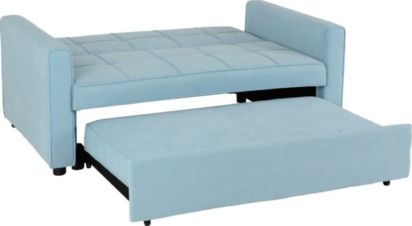 Astoria Sofa Bed Light Blue Fabric-54906