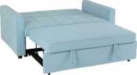 Astoria Sofa Bed Light Blue Fabric-54899