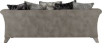 Grace 3 Seater Sofa Silver/Grey Fabric-54875