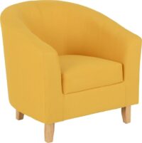 Tempo Tub Chair Mustard Fabric-0