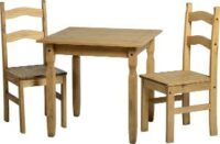 Rio Dining Set Distressed Waxed Pine-0