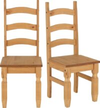 Corona Chair Distressed Waxed Pine-54342