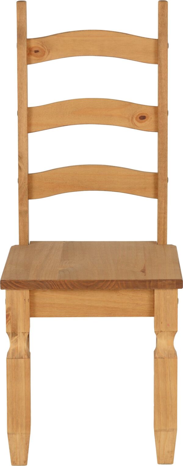 Corona Chair Distressed Waxed Pine-54344