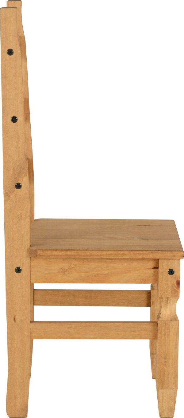 Corona Chair Distressed Waxed Pine-54345
